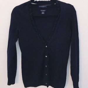 Banana Republic black cashmere cardigan